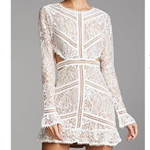 For Love and Lemons -Emerie white lace